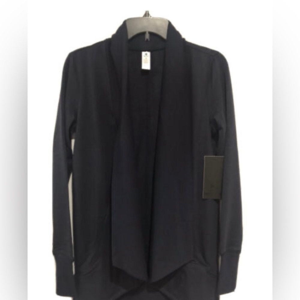 90 Degree by Reflex. Shawl open front dark grey cardigan sweatshirt. Woman’s XS